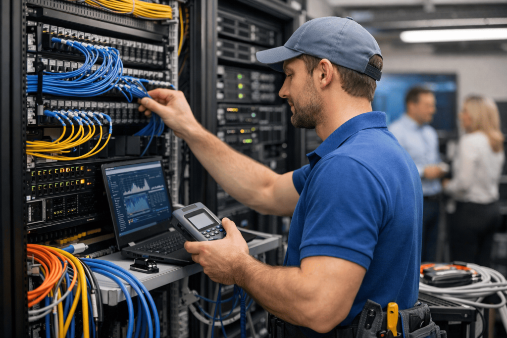 Монтаж СКС: професійна інфраструктура для стабільної роботи бізнесу