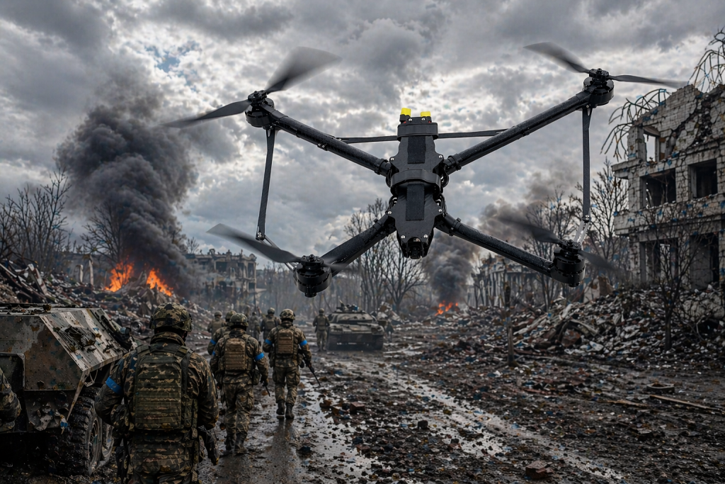 Квадрокоптери та FPV-дрони у сучасній війні: як вони змінили тактику на полі бою