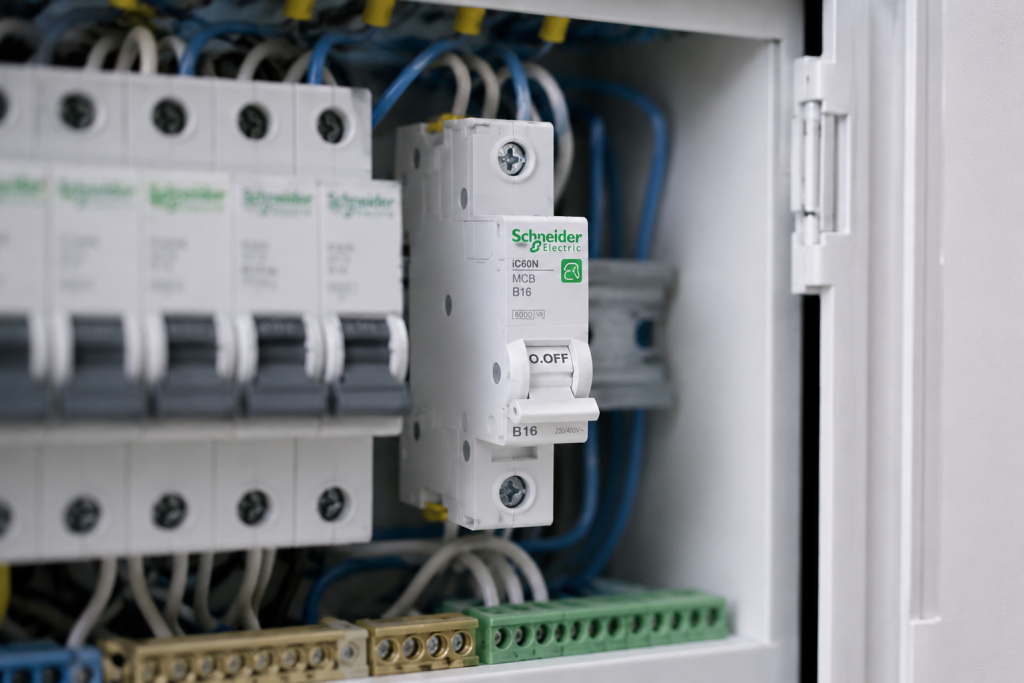 Автоматичний вимикач RESI9 Schneider Electric 10 A, 1P, крива В, 6кА